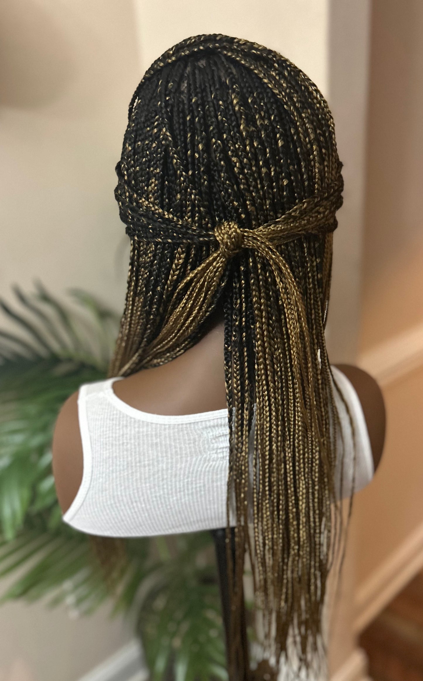 Full lace braided unit